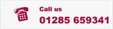 Call us on 01285 659341